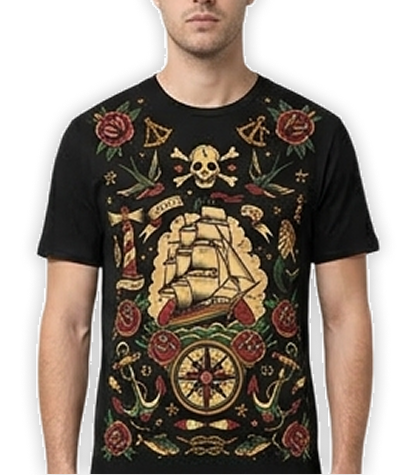 Men's Abstract Print Shirt